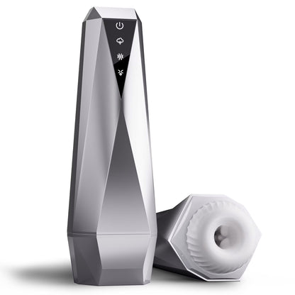 SENSIVO Automatic Male Masturbator Adult Sex Toys, Male Sex Toys with 10 Vibrating Modes,3 Squeezing & Suction Modes, Male Stroker Sex Toys for Men