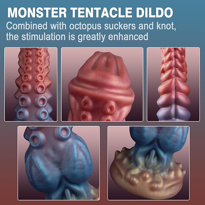 Huge Fantasy Monster Tentacle Dildo9.7”