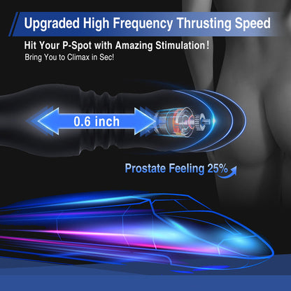 3IN1 Remote Control 7 Vibrating 7 Thrusting Prostate Massager